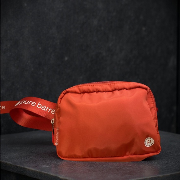 Pure Barre Red Belt Bag Fanny Pack Waist Crossbody NWOT - Picture 1 of 10